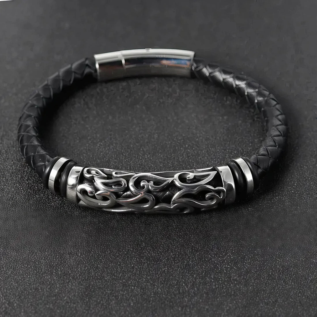 Filigree Leather Bracelet