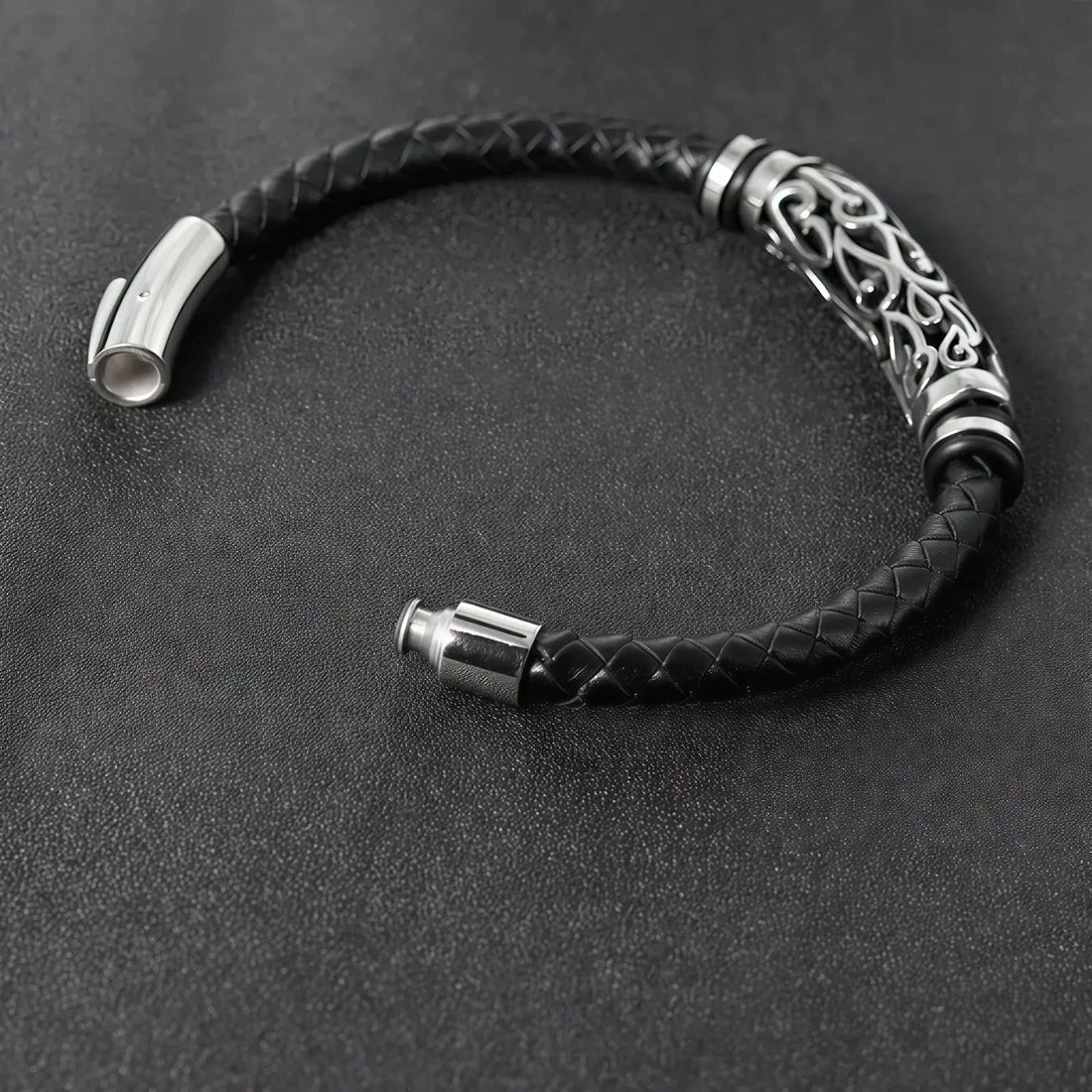 Filigree Leather Bracelet