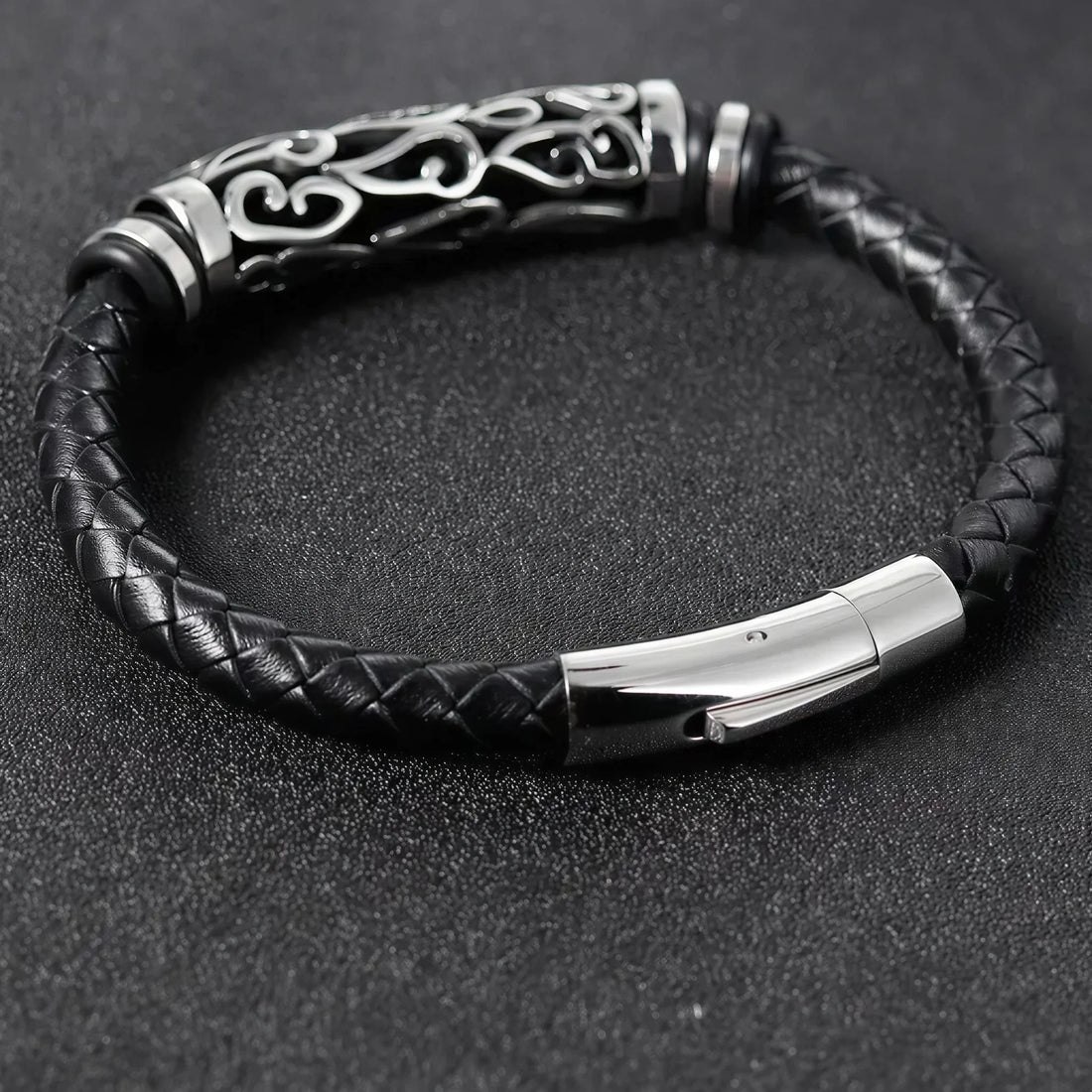 Filigree Leather Bracelet