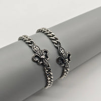 Fleur de Lis Chain Bracelet