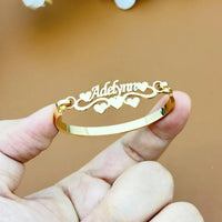 Heart Name Bangle