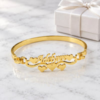Heart Name Bangle