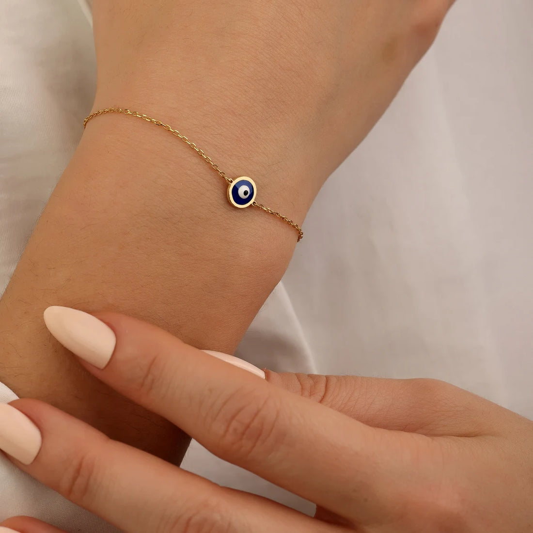 Dainty Evil Eye Bracelet