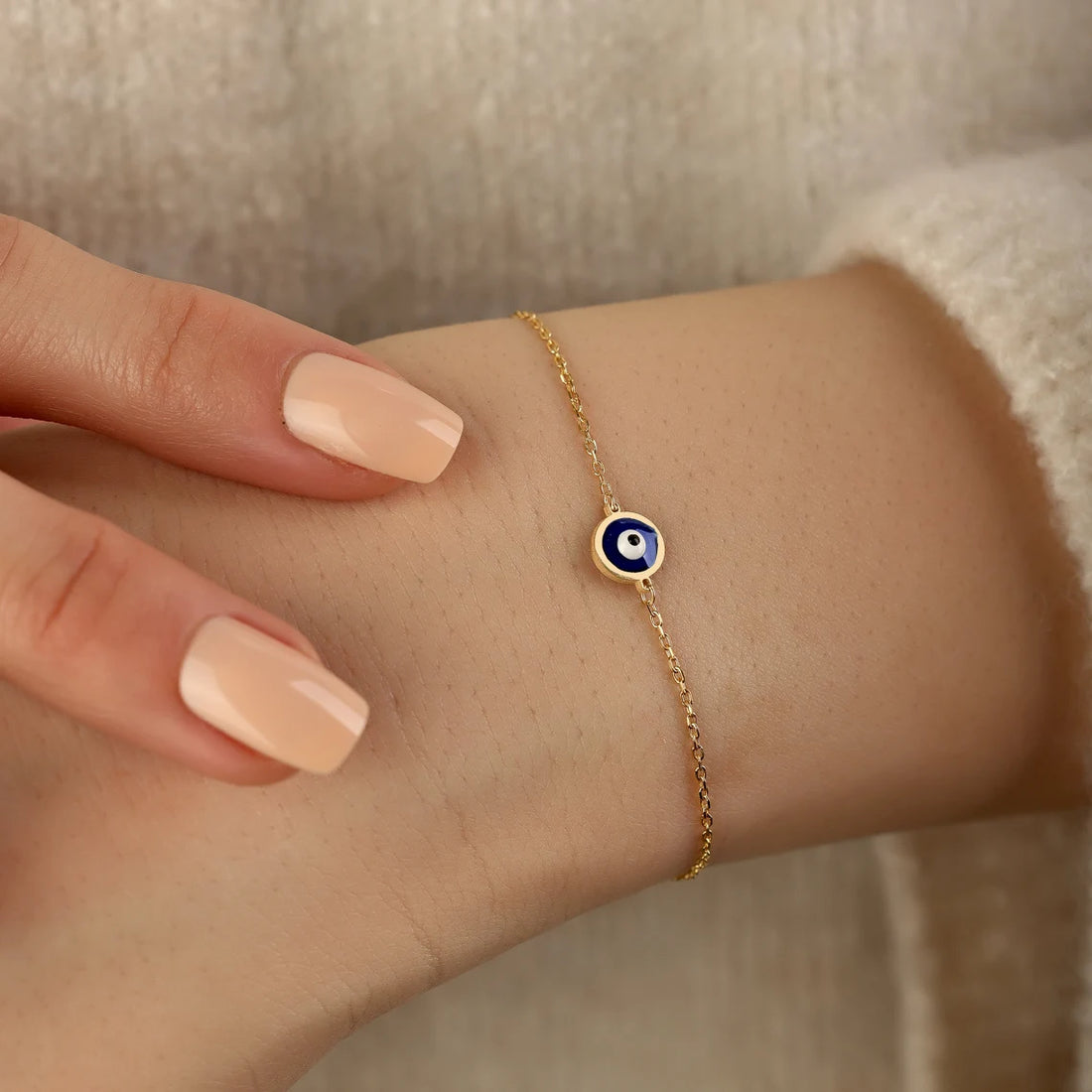 Dainty Evil Eye Bracelet