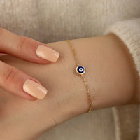 Dainty Evil Eye Bracelet