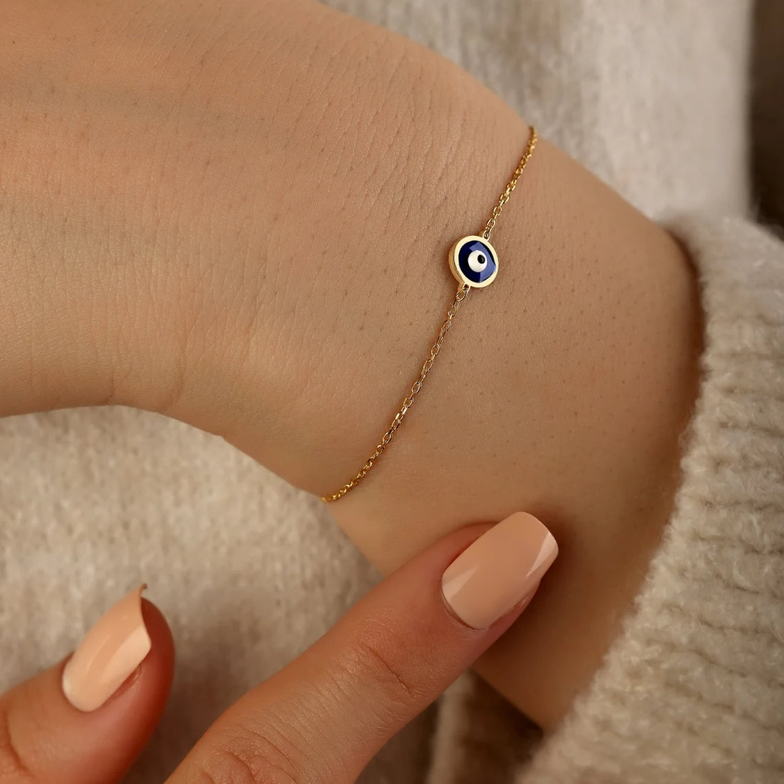 Dainty Evil Eye Bracelet