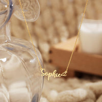 Personalised Name Necklace with Heart