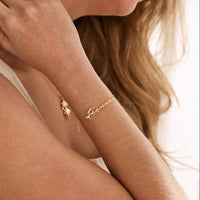 Personalised Cursive Name Bracelet