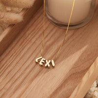 Bubble Name Necklace