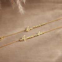 Personalised Cursive Name Bracelet