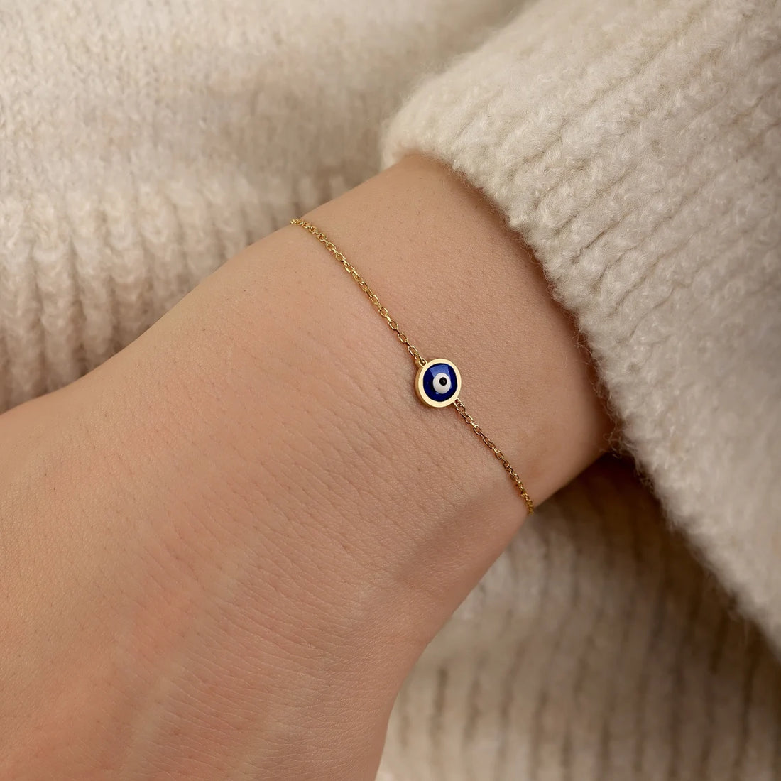 Dainty Evil Eye Bracelet