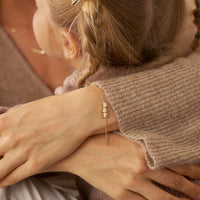 Initial Tiny Heart Charm Bracelet