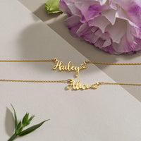 Personalised Name Necklace with Heart