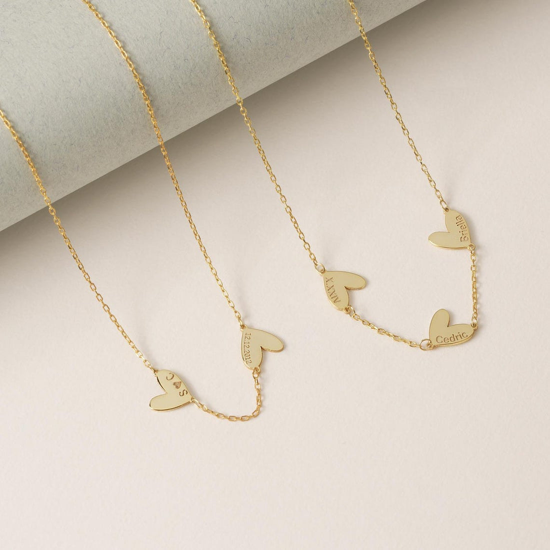 Multiple Heart Necklace