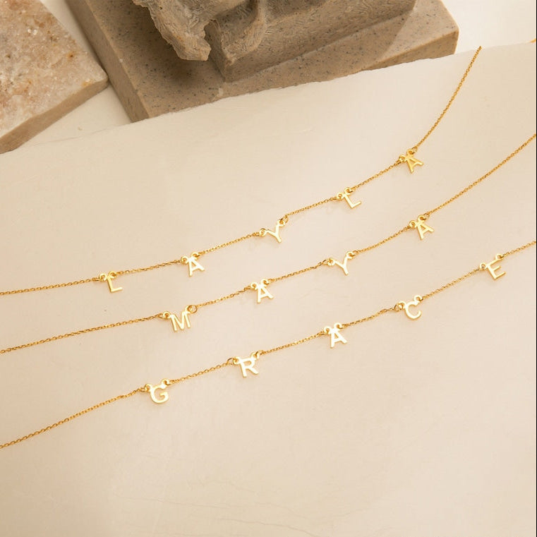 Personalised Letter Name Necklace