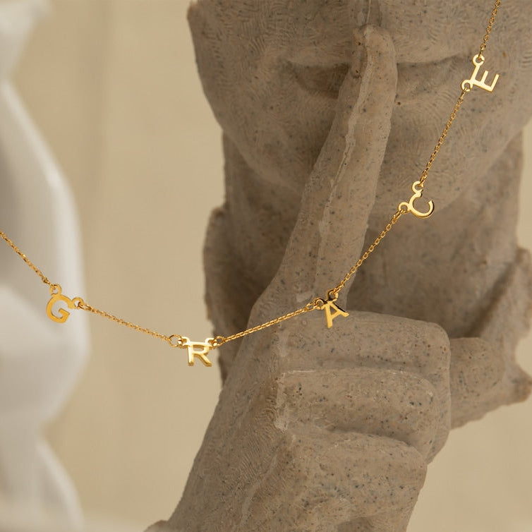Personalised Letter Name Necklace