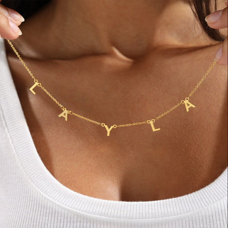 Personalised Letter Name Necklace