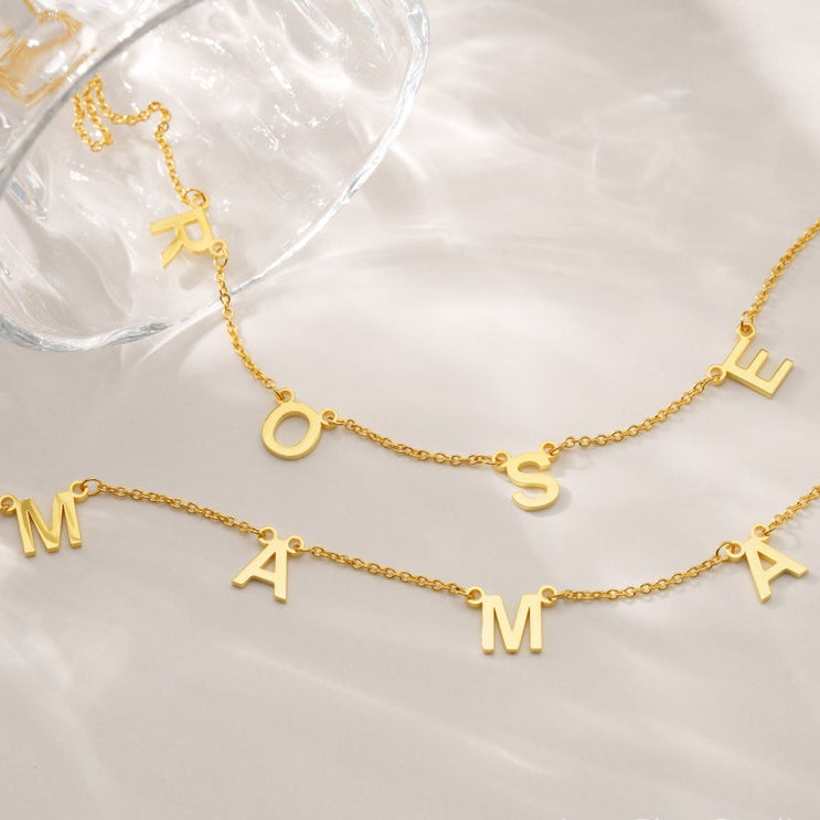 Personalised Letter Name Necklace