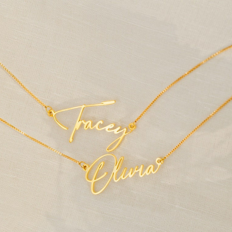 Signature Name Necklace