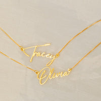 Signature Name Necklace