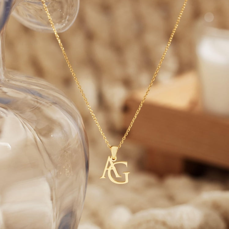 Personalised Double Initial Necklace