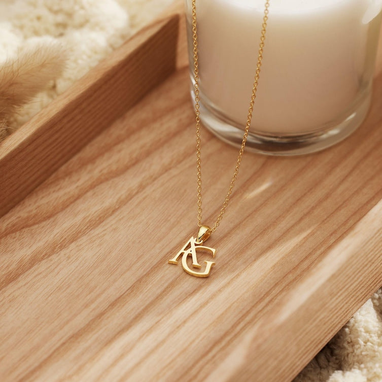 Personalised Double Initial Necklace