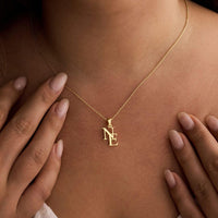Personalised Double Initial Necklace