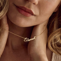 Custom Heart Name Necklace