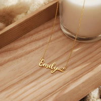 Personalised Name Necklace with Heart