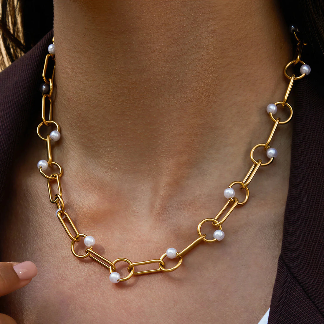 Chunky Pearl Necklace