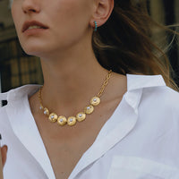 Pearl Circle Necklace
