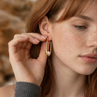 Pearl Huggie Earrings