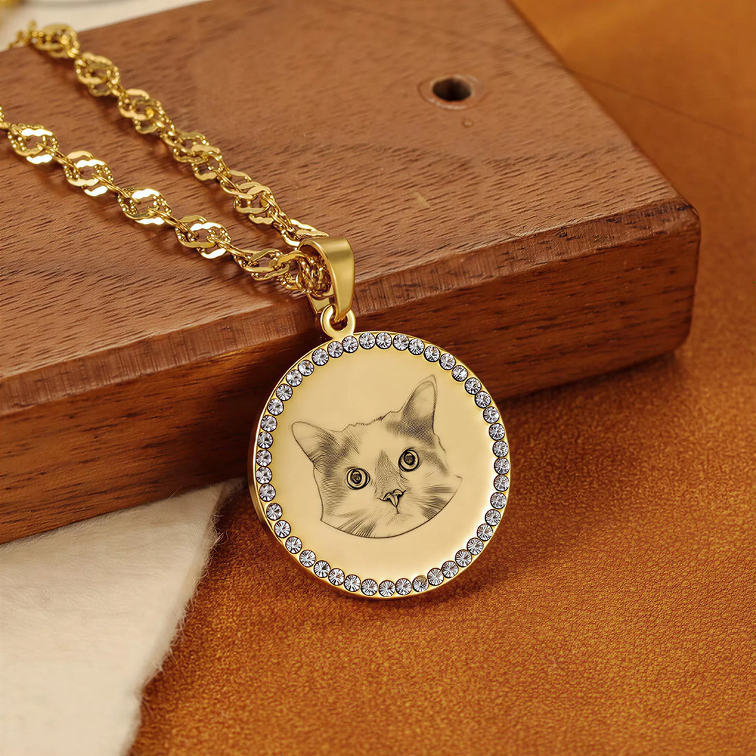 Pet Portrait Necklace