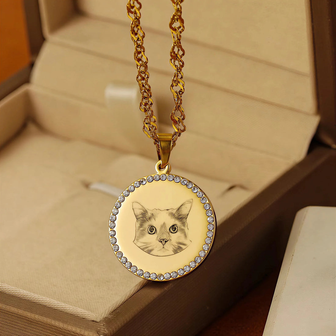 Pet Portrait Necklace