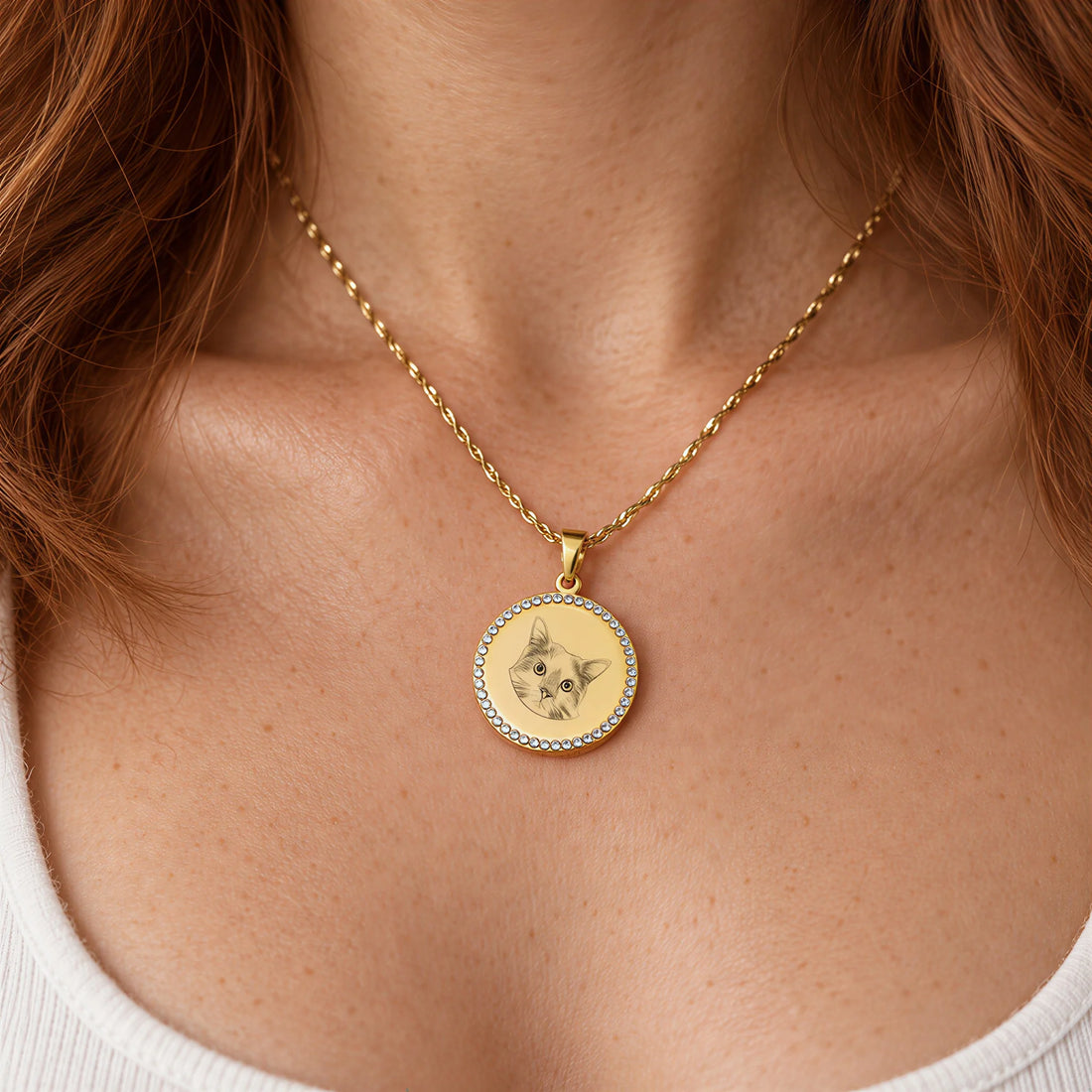 Pet Portrait Necklace