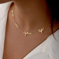 Personalised Multiple Name Necklace