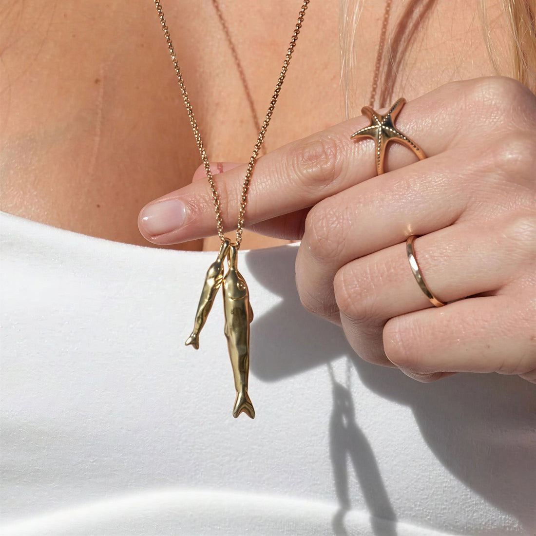 Minimalist Fish Necklace