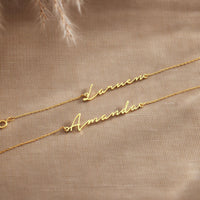 Personalised Cursive Name Bracelet