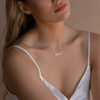 Personalised Necklace With Pin