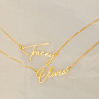 Signature Name Necklace