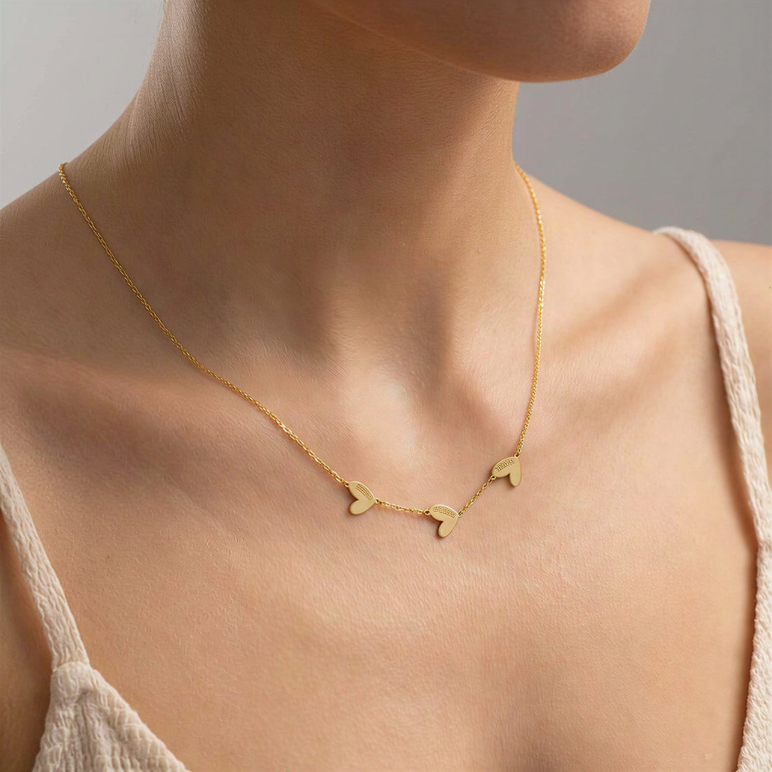 Multiple Heart Necklace