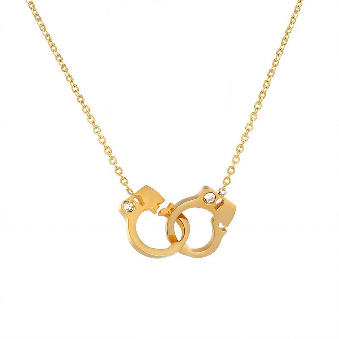 Handcuff Interlocking Necklace