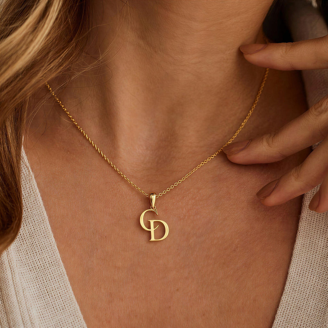 Personalised Double Initial Necklace