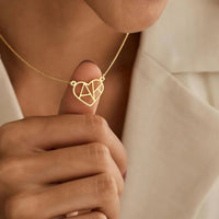 Heart Initial Necklace