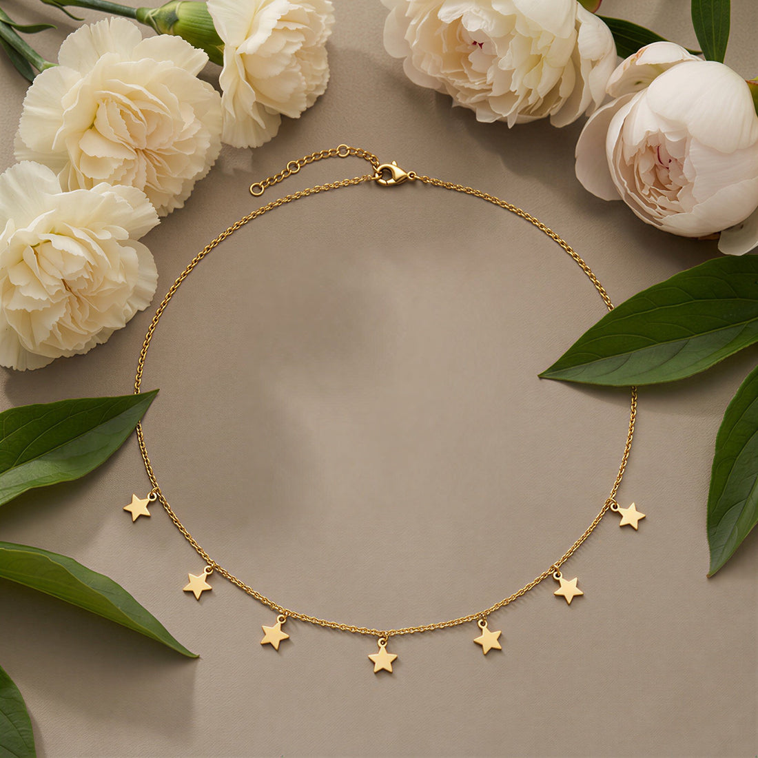 Multi Star Charm Necklace