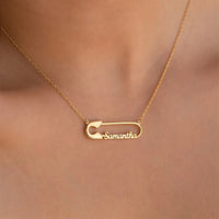 Personalised Necklace With Pin