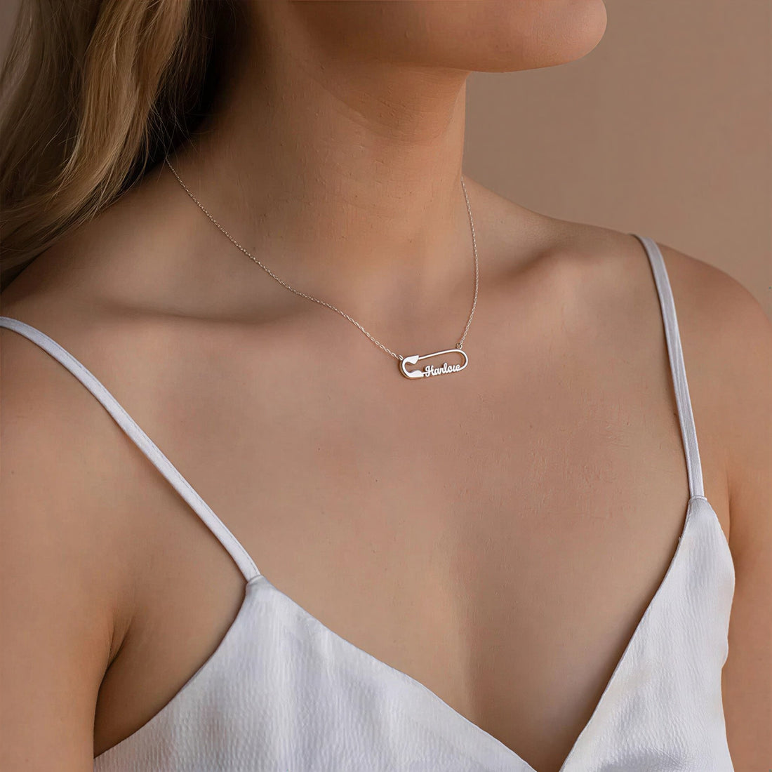 Personalised Necklace With Pin