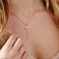 Personalised Name Necklace with Birth Flower