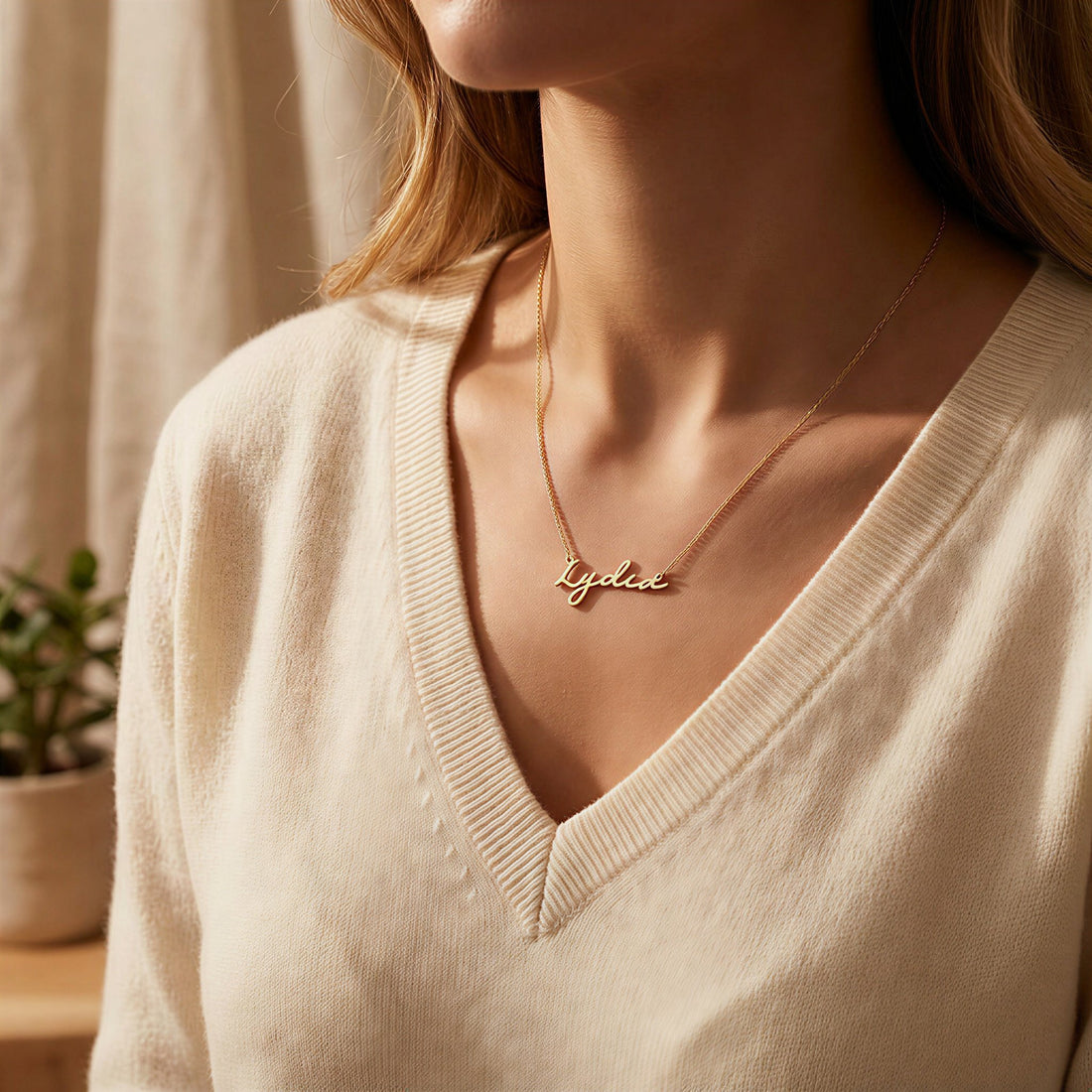 Custom Cursive Name Necklace