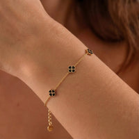Black Clover Heart Bracelet